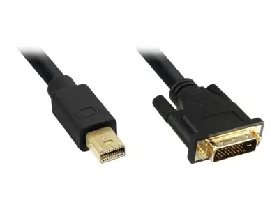 InLine - DisplayPort-Adapter - Mini DisplayPort (M) bis DVI-D (M) - 1.5 m - Schwarz