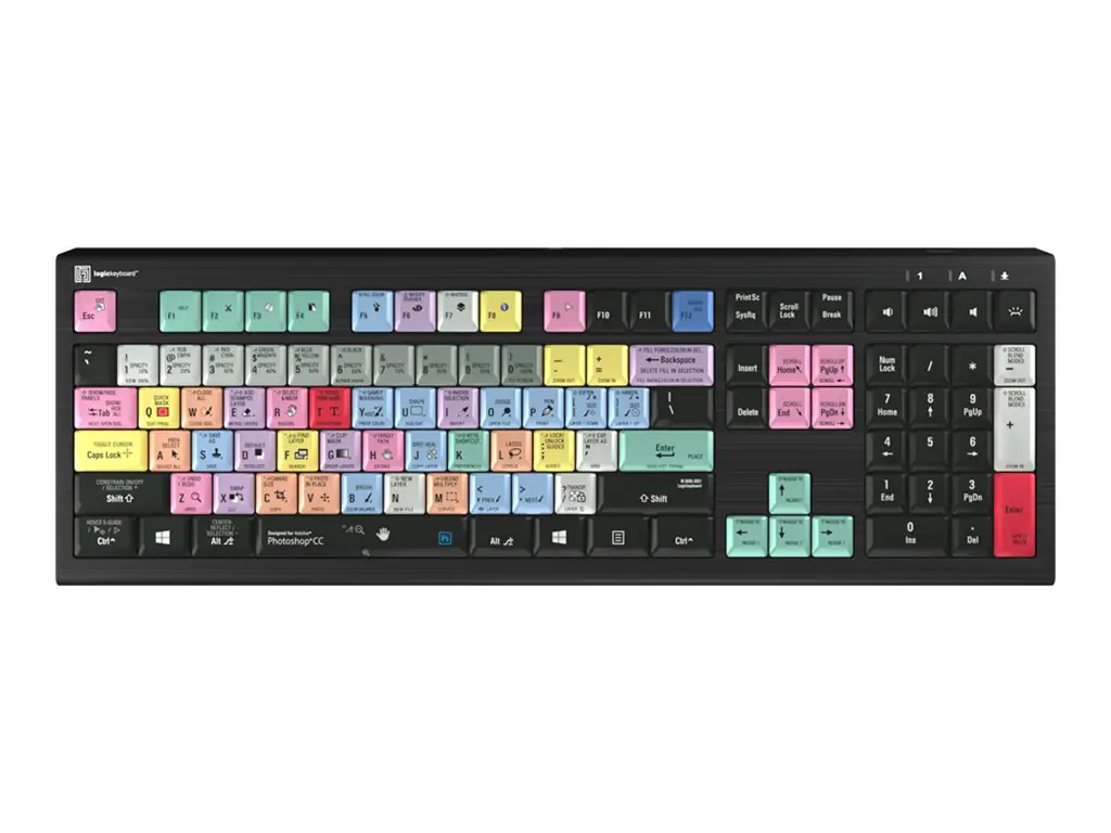Logickeyboard Adobe Photoshop CC ASTRA2 - Tastatur