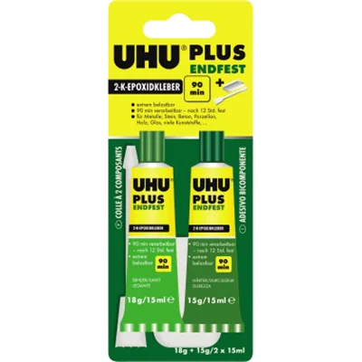 UHU® Zweikomponentenkleber PLUS ENDFEST 720min 35g