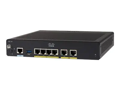 Cisco Integrated Services Router 931 - Router 4-Port-Switch - 1GbE - WAN-Ports: 2