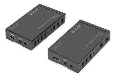 DIGITUS Professional 4K HDMI Extender Set - Video-/Audio-/Infrarot-Übertrager - HDBaseT - bis zu 70 m