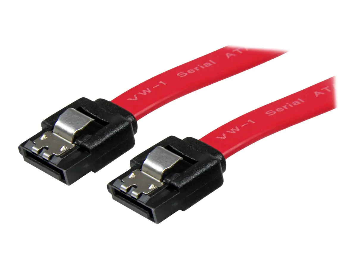 StarTech 30 cm einrastendes SATA-Kabel - S-ATA Anschlusskabel - Buchse/Buchse - SATA-Kabel - Serial ATA 150/300/600 - SATA (R) zu SATA (R) - 30 cm - eingerastet - Rot - für P/N: 10P6G-PCIE-SATA-CARD, 2P6G-PCIE-SATA-CARD, 4P6G-PCIE-SATA-CARD, 6P6G-PCIE-SAT