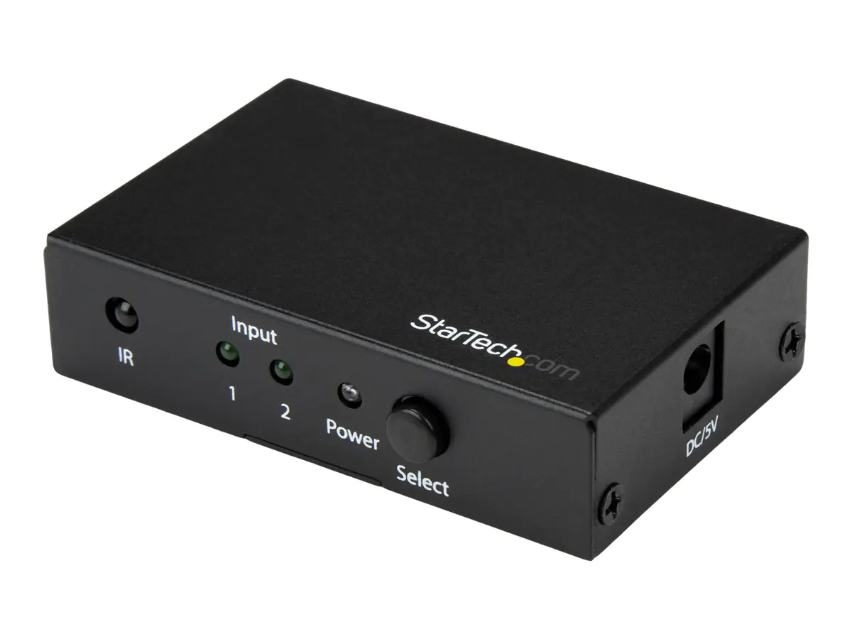 StarTech.com Startech 2 Port HDMI Switch - 4K HDMI Switch VS221HD20