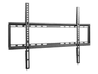equip - Halterung - Ultra-dünn - für Curved Panel/Flat Panel - fest - stainless steel - Schwarz (37"-75") - Wandmontage