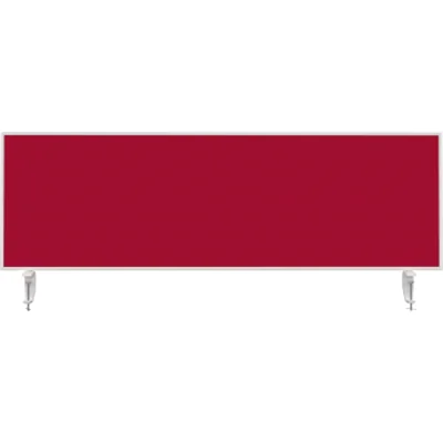 magnetoplan® Tischtrennwand VarioPin 160 x 50 cm (B x H) 2cm schwer entflammbar rot