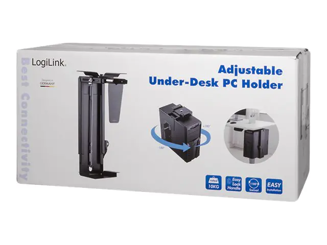 LogiLink System-Montageklammer - unter Tisch montierbar
