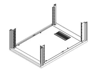 SCHROFF Rack-Bürstenleiste - Schwarz 27230055