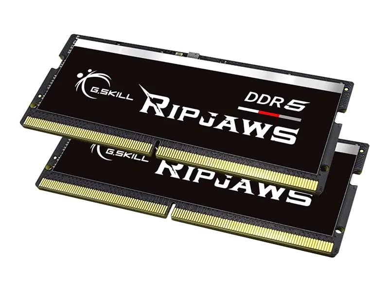 G.Skill Ripjaws - DDR5 - Kit - 32 GB: 2 x 16 GB - SO DIMM 262-PIN - 4800 MHz / PC5-38400 - CL38 - 1.1 V