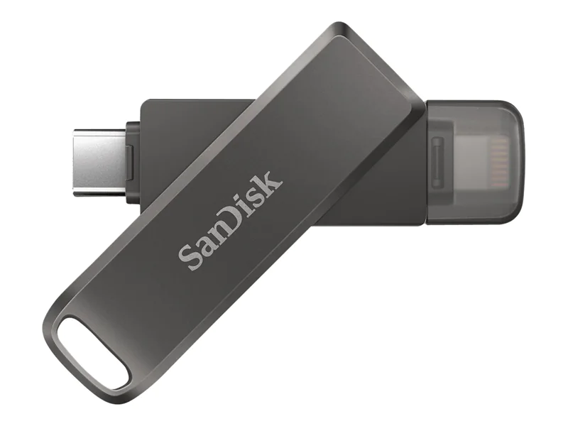 SanDisk iXpand Luxe - USB-Flash-Laufwerk - 128 GB - USB-C / Lightning