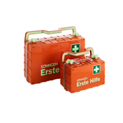 SÖHNGEN® Erste Hilfe Koffer DYNAMIC GLOW L ca. 45,2 x 38,4 x 15,2 cm (B x H x T) DIN 13169 orange