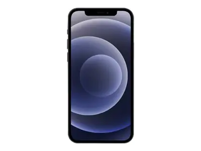 Apple iPhone 12 - 5G Smartphone - Dual-SIM / Interner Speicher 256 GB - OLED-Display - 6.1" - 2532 x 1170 Pixel - 2 x Rückkamera 12 MP, 12 MP - front camera 12 MP - Schwarz