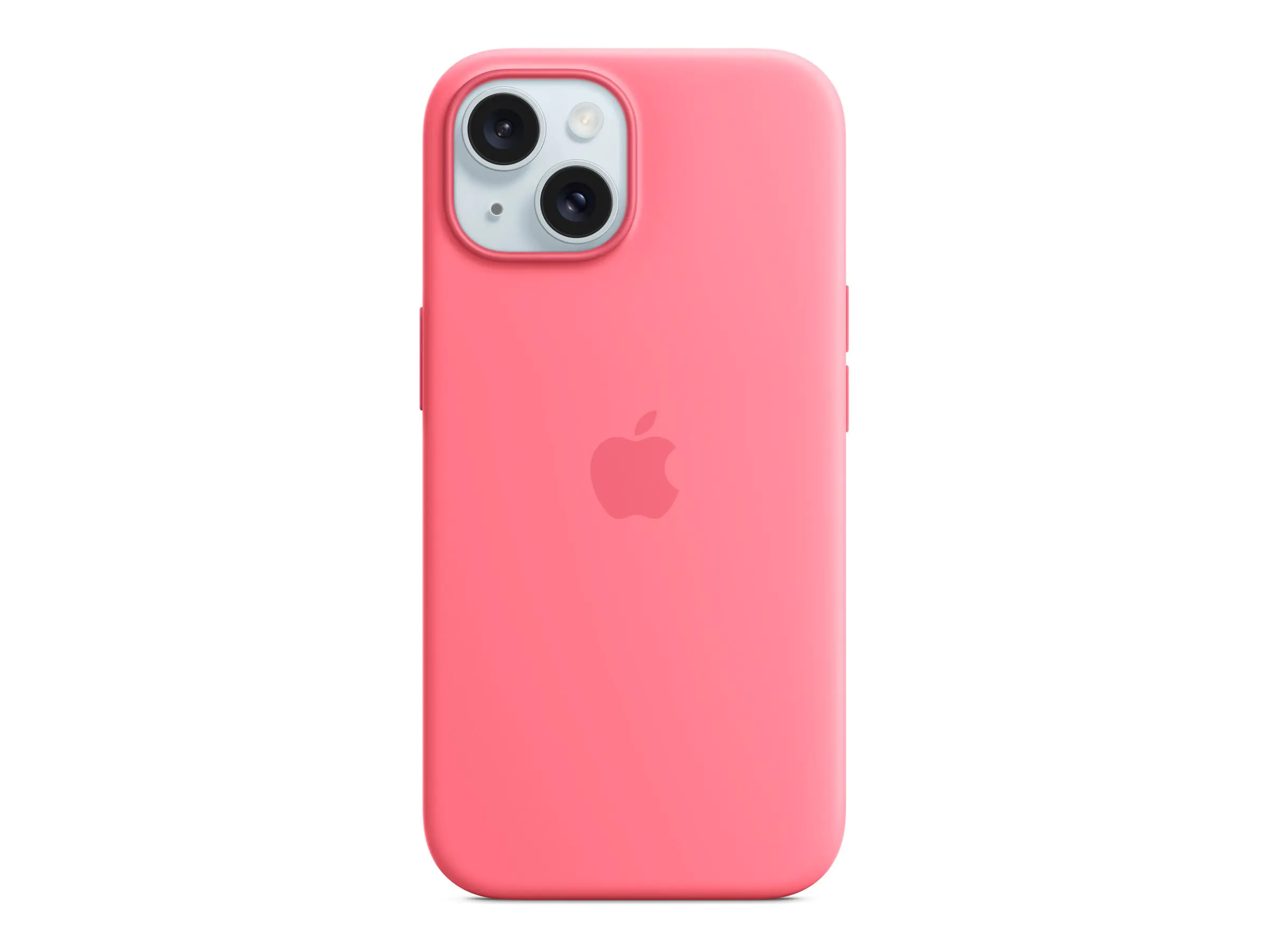 Apple - Hintere Abdeckung für Mobiltelefon - kompatibel mit MagSafe - Silikon - pink - für iPhone 15