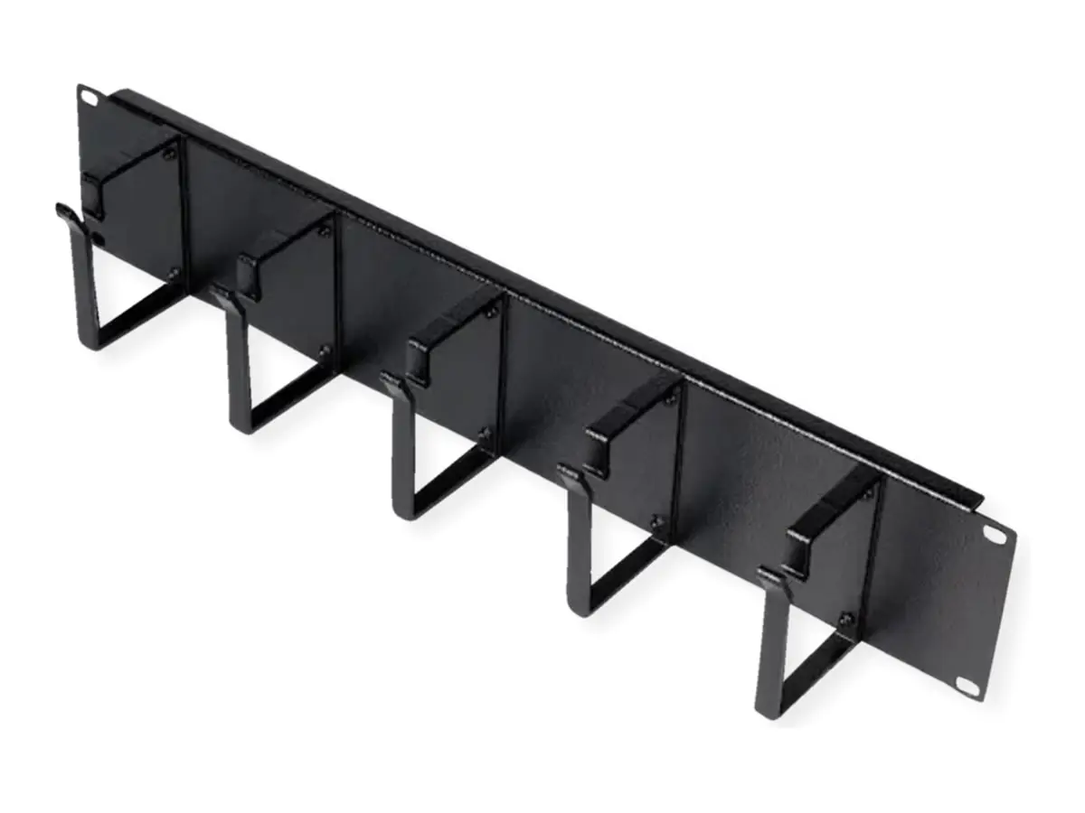 ROLINE Patch Panel - 85 x 60 mm - Jet Black, RAL 9005 - 2U - 48.3 cm (19") 26.21.0264
