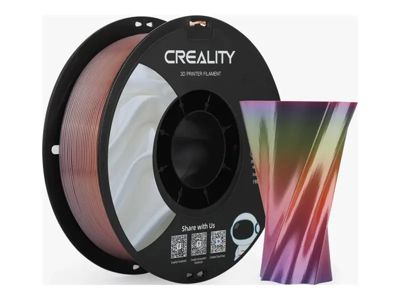 Creality Creality3D - 1-Rolle - Regenbogen - 1 kg - CR-Silk PLA-Filament (3D) 3301120003