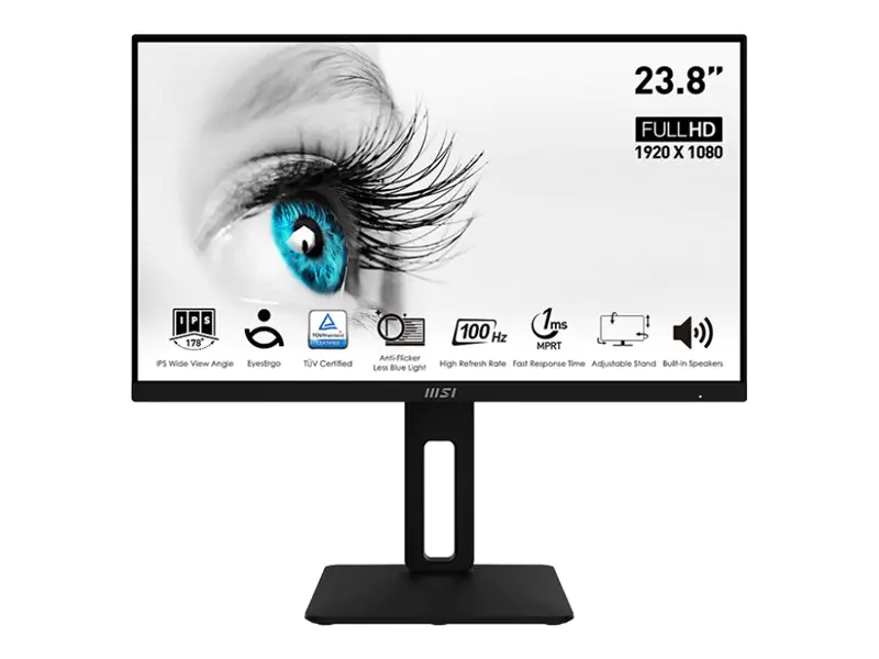MSI PRO MP242APDE - LCD-Monitor - 61 cm (24") 9S6-3PA19T-090