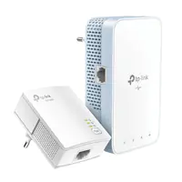 TP-Link TL-WPA1000 KIT V1 - Powerline Adapterkit 1GbE, HomePlug AV (HPAV), HomePlug AV (HPAV) 2.0, IEEE 1901 - Wi-Fi 5 - Dual-Band - an Wandsteckdose anschließbar
