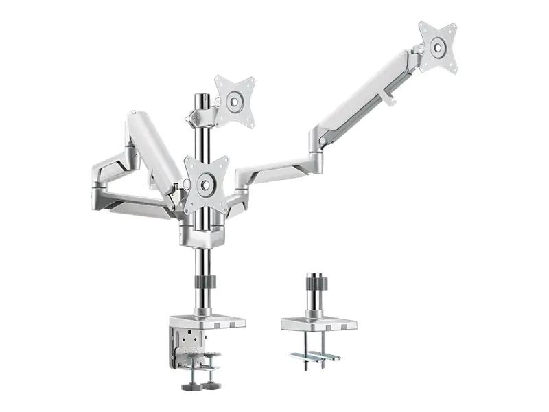 LogiLink - Befestigungskit - einstellbarer Arm - Kunststoff, Aluminium, Stahl - Bildschirmgröße: 43.2-81.3 cm (17"-32") - Tischmontage