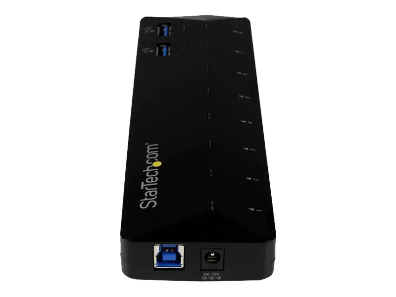 StarTech 10 Port USB 3.0 Hub mit Lade- und Sync Port - 2 x 1,5A Ports - Desktop Hub und Schnelllade Station - USB-Umschalter für die gemeinsame Nutzung von Peripheriegeräten - 10 x SuperSpeed USB 3.0 - Desktop - für P/N: DKWG30DPHPD, DKWG30DPHPDU, TB33A1C