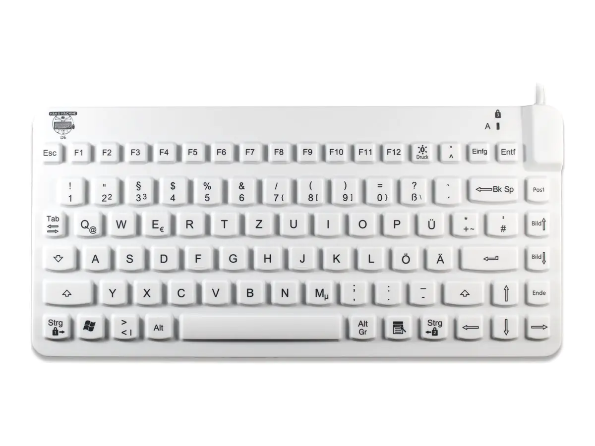 Man-Machine Slim Cool Keyboard White DE