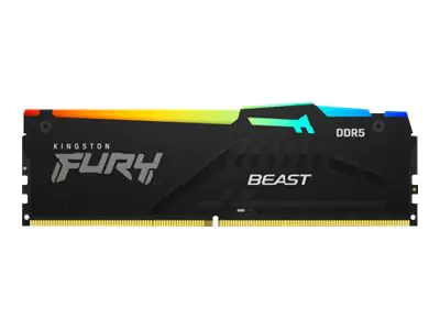 Kingston FURY Beast RGB - DDR5 - Kit - 64 GB: 4 x 16 GB KF560C40BBAK4-64