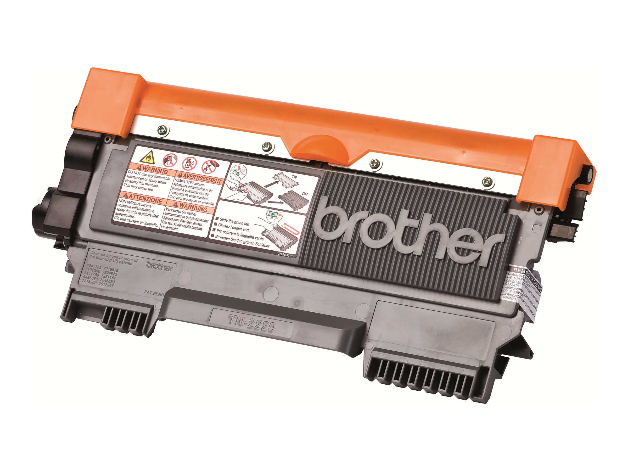 Brother TN2220 - Schwarz - Original - Tonerpatrone - für Brother DCP-7060, 7065, 7070, HL-2220, 2240, 2250, 2270, MFC-7360, 7460, 7860; FAX-2840