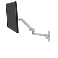 Ergotron LX - Befestigungskit (Monitorarm) - für LCD-Display - Aluminium - weiß - Bildschirmgröße: bis zu 86,4 cm (bis zu 34 Zoll) - Wandmontage