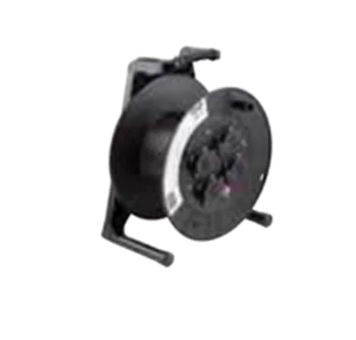 Bachmann - Verlängerungsrolle - Eingabe, Eingang CEE 7/4 - Ausgangsanschlüsse: 4 (Stromversorgung) - 25 m Schnur - Schwarz