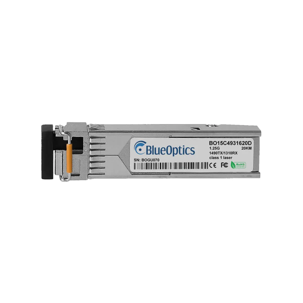 BlueOptics HPE Aruba J9142-61101 BlueOptics BO15C4931620D SFP Transceiver, LC-Simplex,