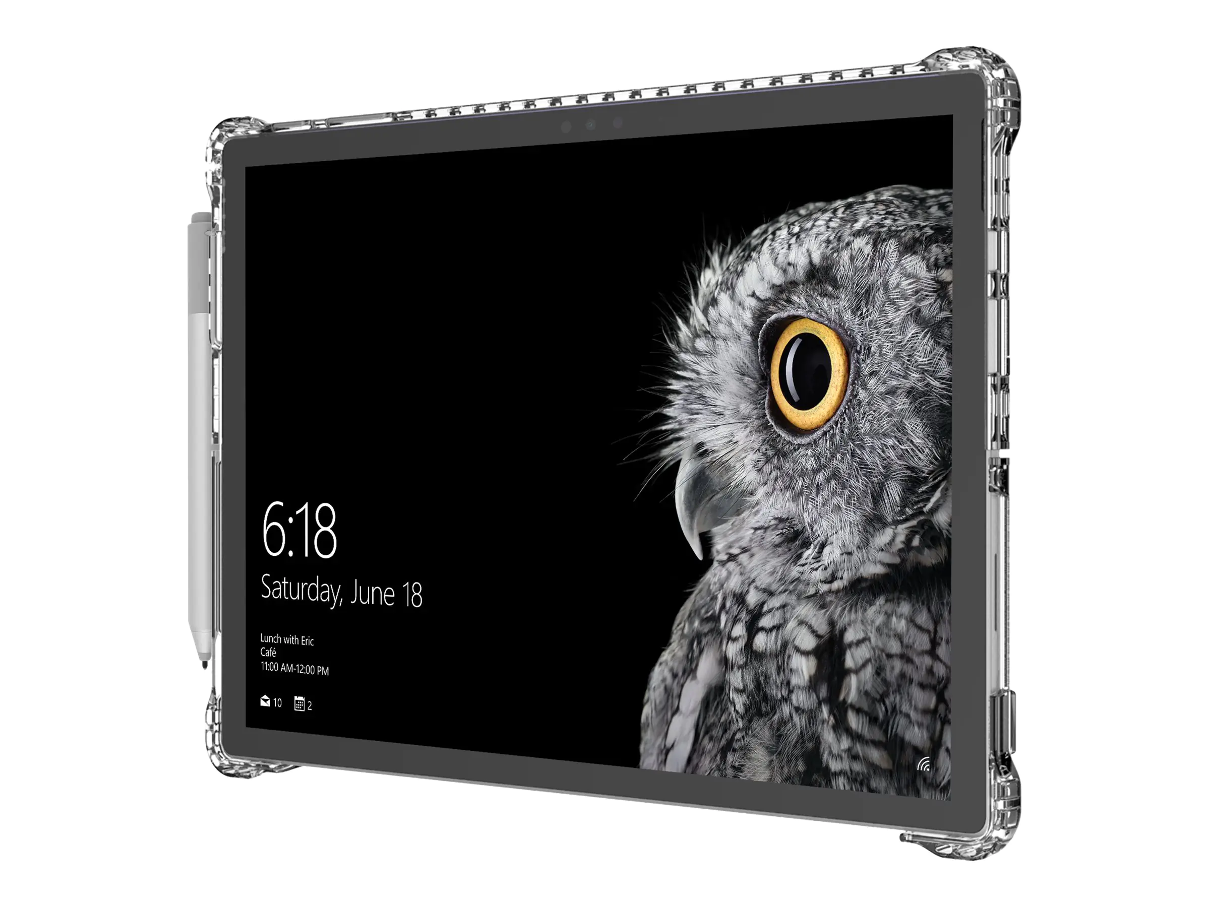 Incipio Octane Pure - Schutzabdeckung für Tablet - Flex2O polymer, Thermoplastisches Polyurethan