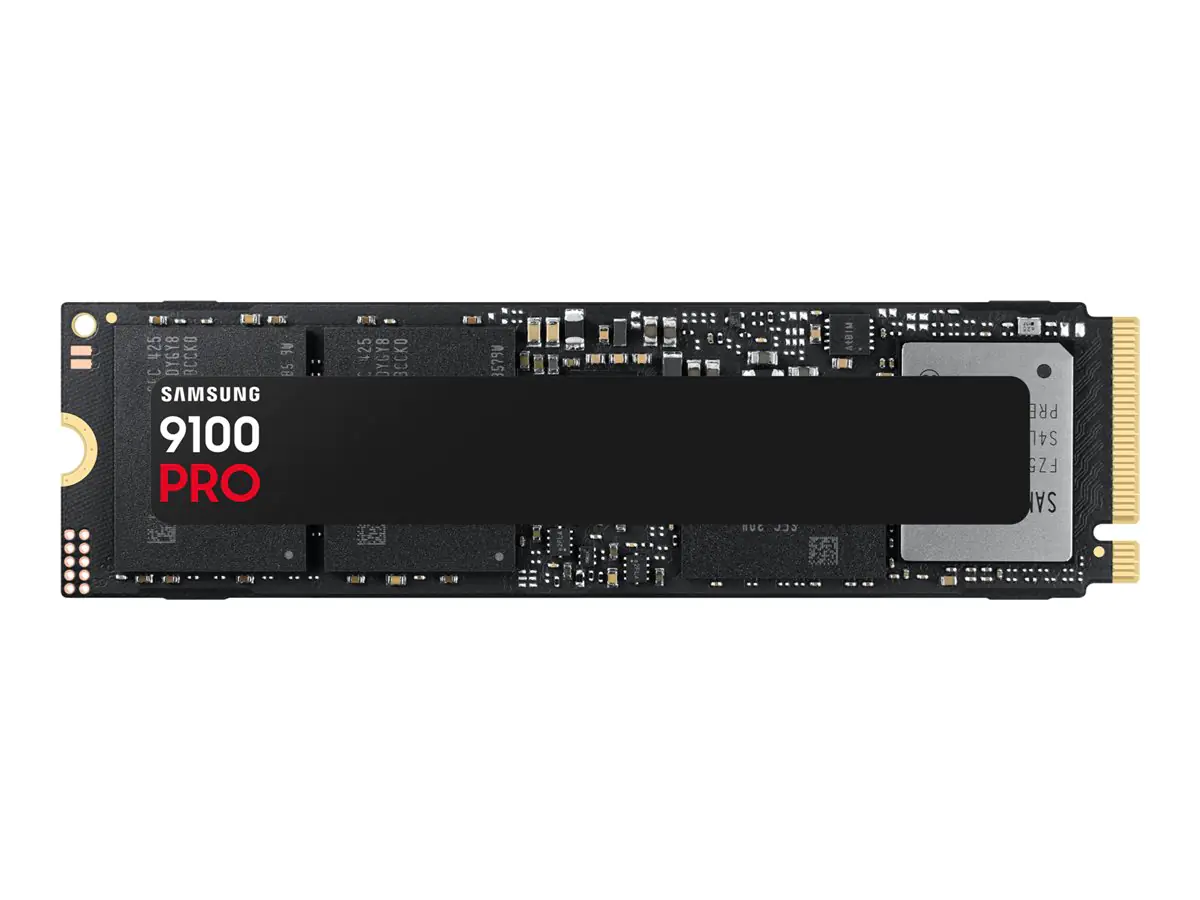 Samsung 9100 PRO MZ-VAP2T0 - SSD - verschlüsselt - 2 TB - intern - M.2 2280 - PCI Express 5.0 x4 (NVMe) - 256-Bit-AES - TCG Opal Encryption 2.0 - Schwarz