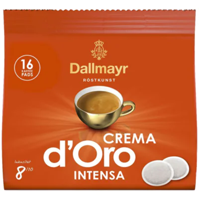 Dallmayr Kaffeepad Crema d'Oro Intensa 428016007 16 St./Pack.