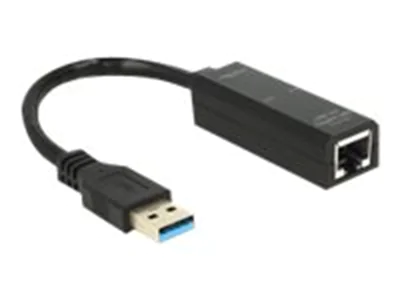 DeLock Adapter USB 3.0 > Gigabit LAN 10/100/1000 Mb/s - Netzwerkadapter - USB 3.0 - Gigabit Ethernet