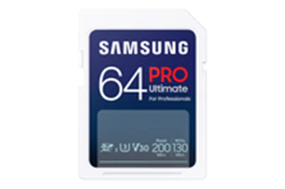 Samsung PRO Ultimate MB-SY64S - Flash-Speicherkarte - 64 GB - Video Class V30 / UHS-I U3 - SDXC UHS-I - weiß