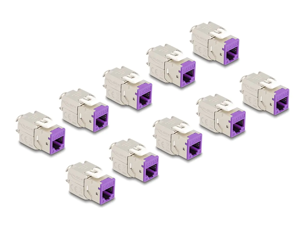 Delock Keystone-Modul - RJ-45 (W) zu LSA (W)
