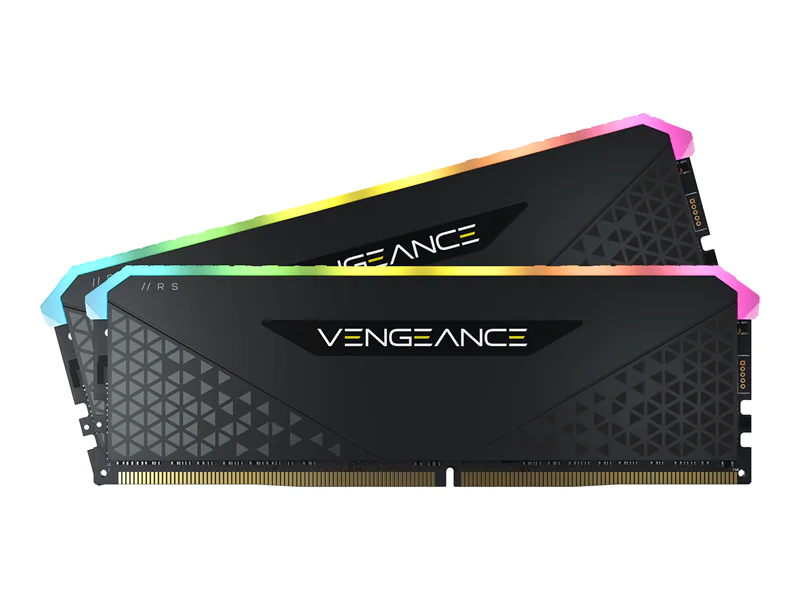CORSAIR Vengeance RGB RS - DDR4 - Kit - 32 GB: 2 x 16 GB - DIMM 288-PIN - 3200 MHz / PC4-25600 - CL16 - 1.35 V - ungepuffert - non-ECC - Schwarz