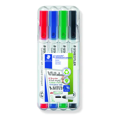 STAEDTLER Whiteboardmarker Lumocolor 341 WP4 4 St./Pack