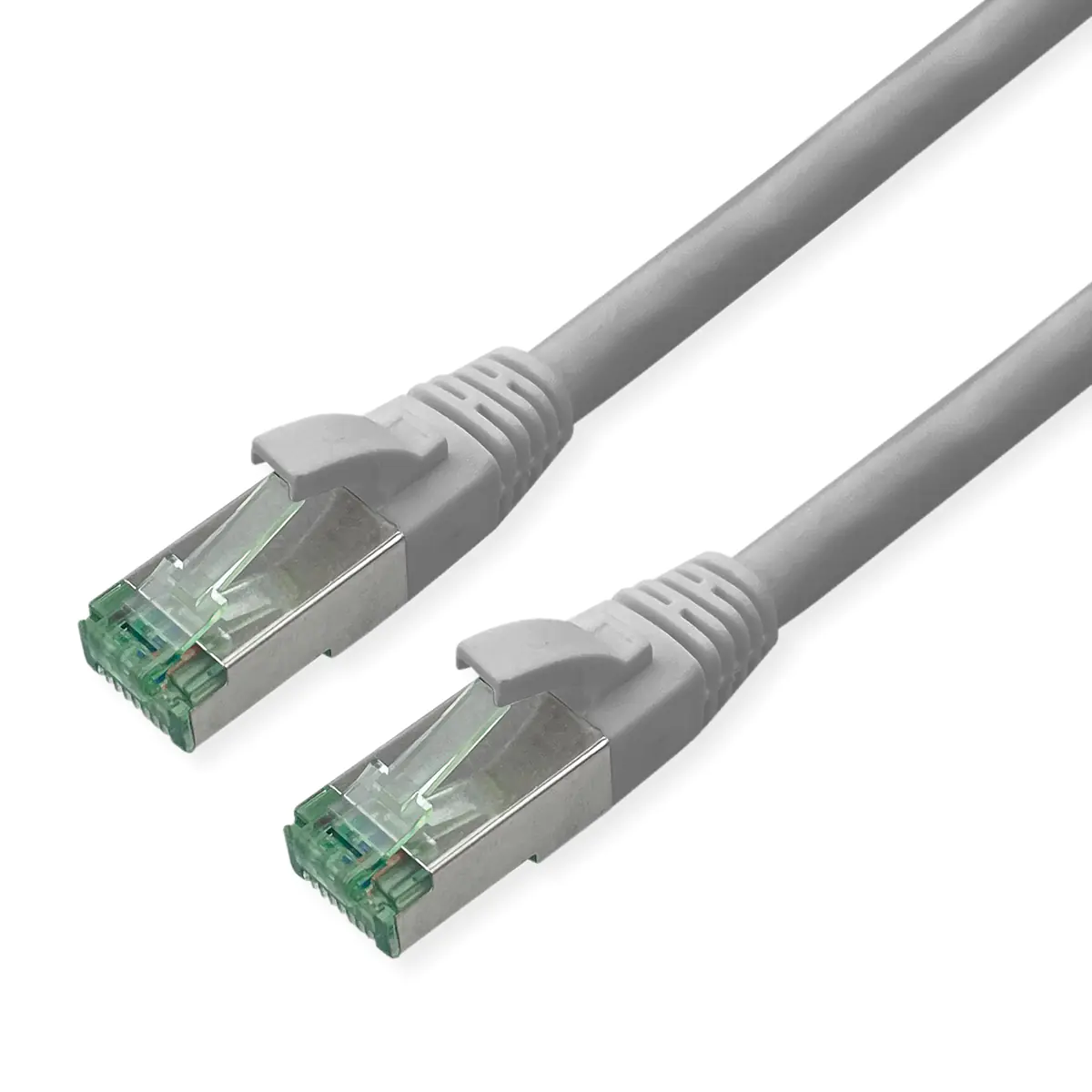 ROLINE RM S/FTP Patchkabel Kat6A/Kl.EA TPE grau 7m - FTP - PIMF