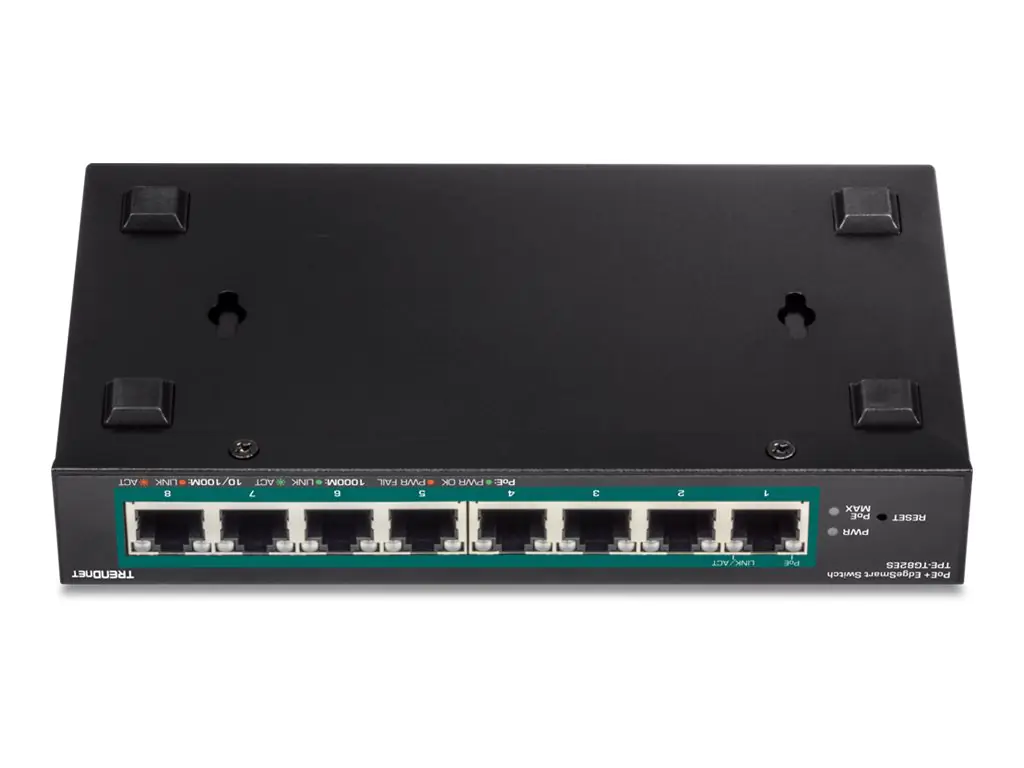 Trendnet TPE TG82ES - Switch - Smart - 8 x 10/100/1000 (PoE+)