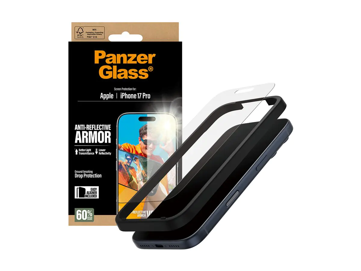 PanzerGlass Bildschirmschutz für Handy - anti-reflective armor, with EasyAligner
