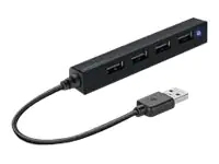 SPEEDLINK SNAPPY SLIM - Hub - 4 x USB 2.0 - Desktop