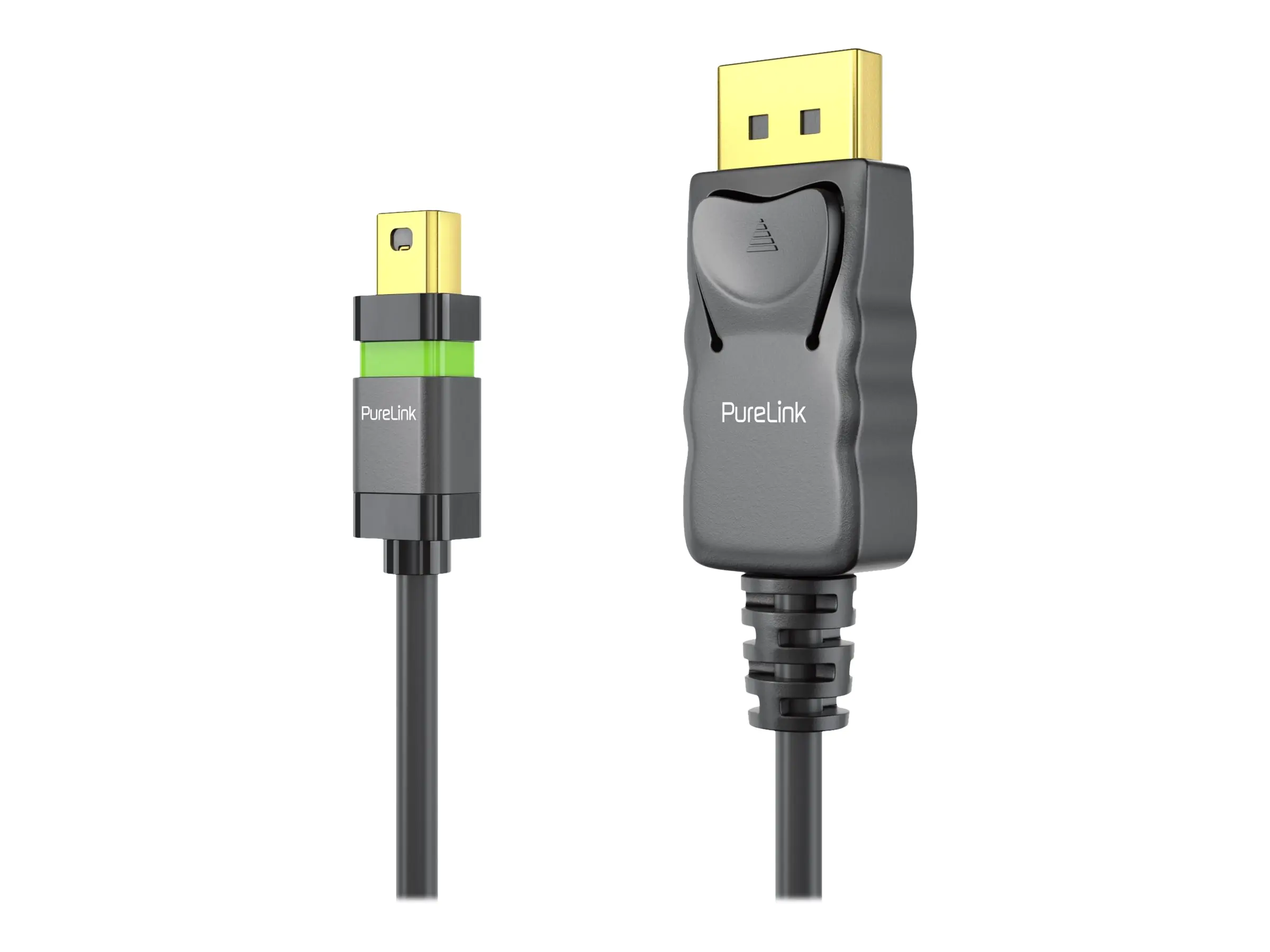 PureLink Ultimate Series - DisplayPort-Kabel - Mini DisplayPort (M) Verriegelung zu DisplayPort (M) Verriegelung - DisplayPort 1.2 - 1.5 m - rund, unterstützt 4K 60 Hz (4096 x 2160) - Schwarz