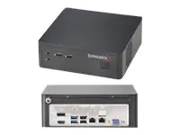 Supermicro SC101i - USFF - Mini-ITX - keine Spannungsversorgung - Schwarz - USB/Audio