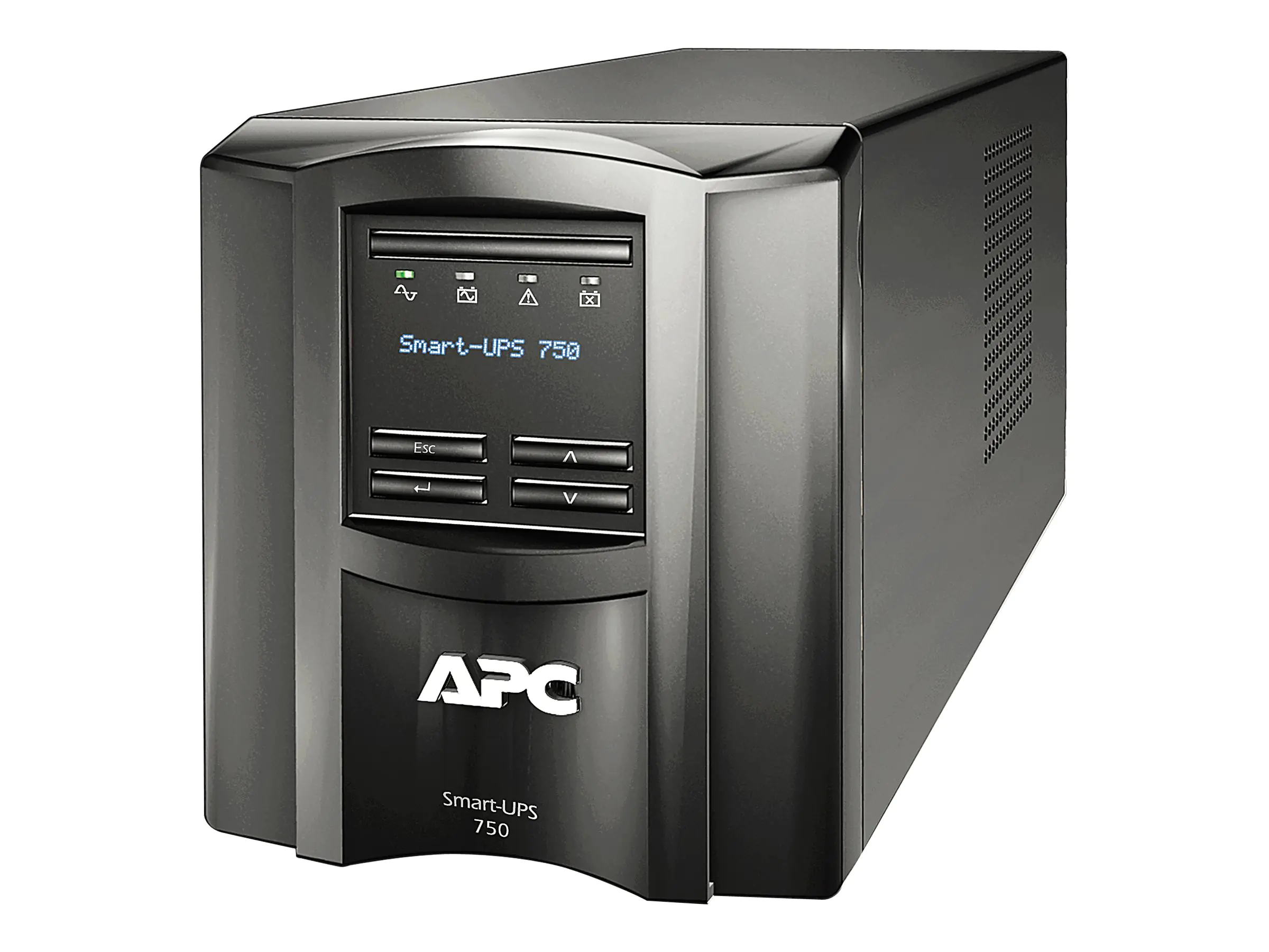 APC Smart-UPS SMT750IC - USV - Wechselstrom 220/230/240 V - 500 Watt - 750 VA - RS-232, USB - Ausgangsanschlüsse: 6 - Schwarz - mit APC SmartConnect