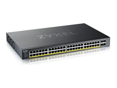 ZyXEL XGS1935-52HP 52 Port Smart Managed PoE Switch 48x Gigabit and 4x 10G SFP+ hybrid