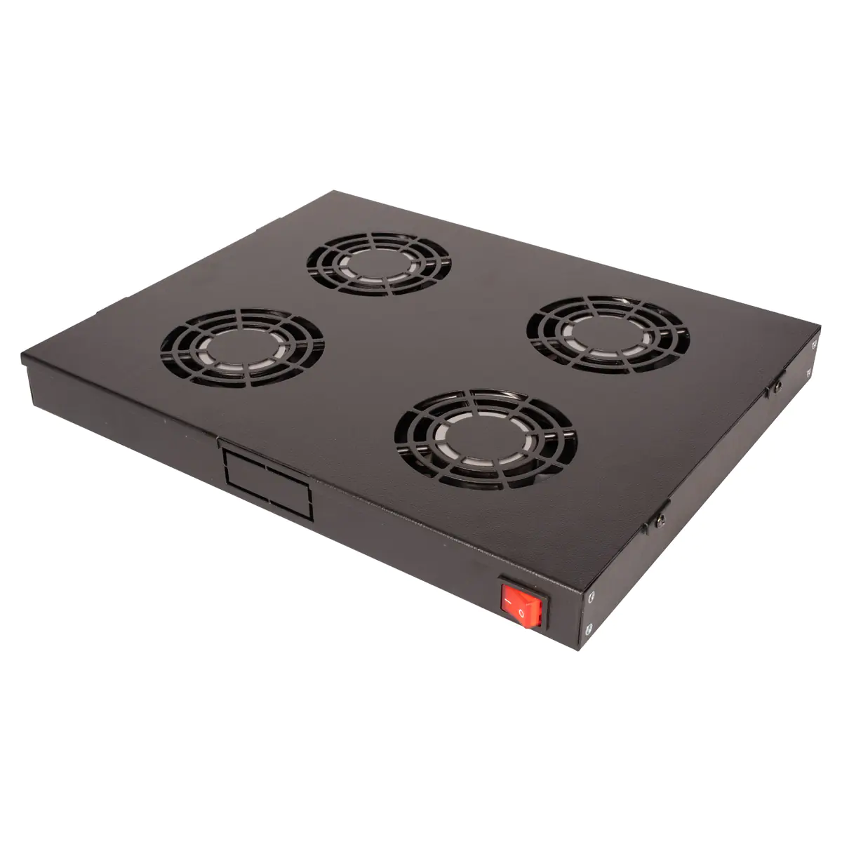 ROLINE Rack - Lüfter Kit - with 4 fans - Jet Black, RAL 9005 - 48.3 cm (19") 26.21.0306
