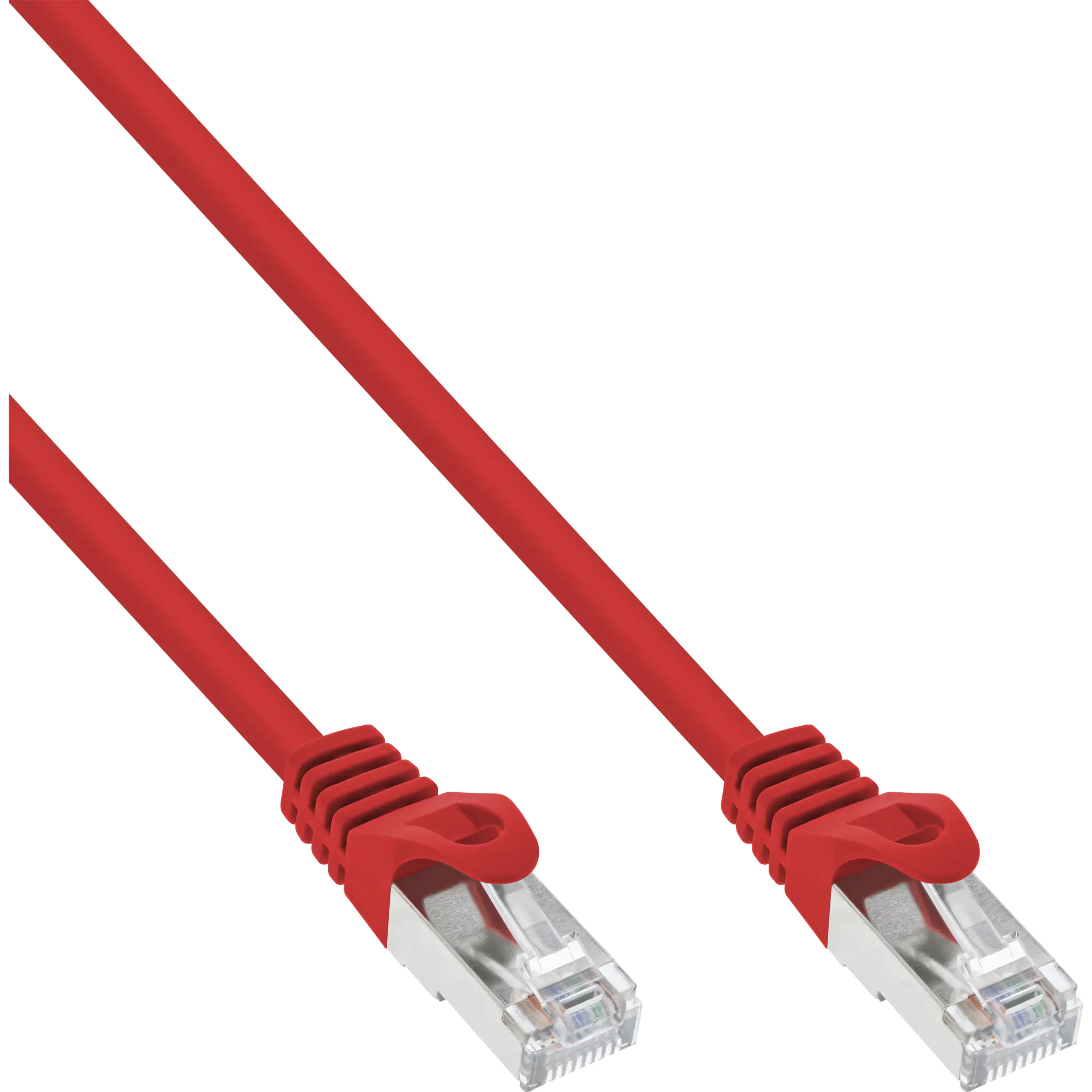 InLine - Patch-Kabel - RJ-45 (M) zu RJ-45 (M) - 10 m - FTP - CAT 5e - Rot