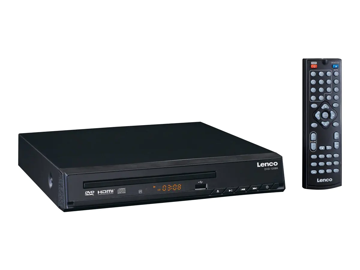 Lenco DVD-120 - DVD-Player - Schwarz A004693