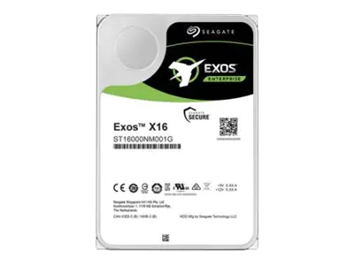 Seagate Exos X16 ST10000NM001G - Festplatte - 10 TB - intern - SATA 6Gb/s - 7200 rpm - Puffer: 256 MB