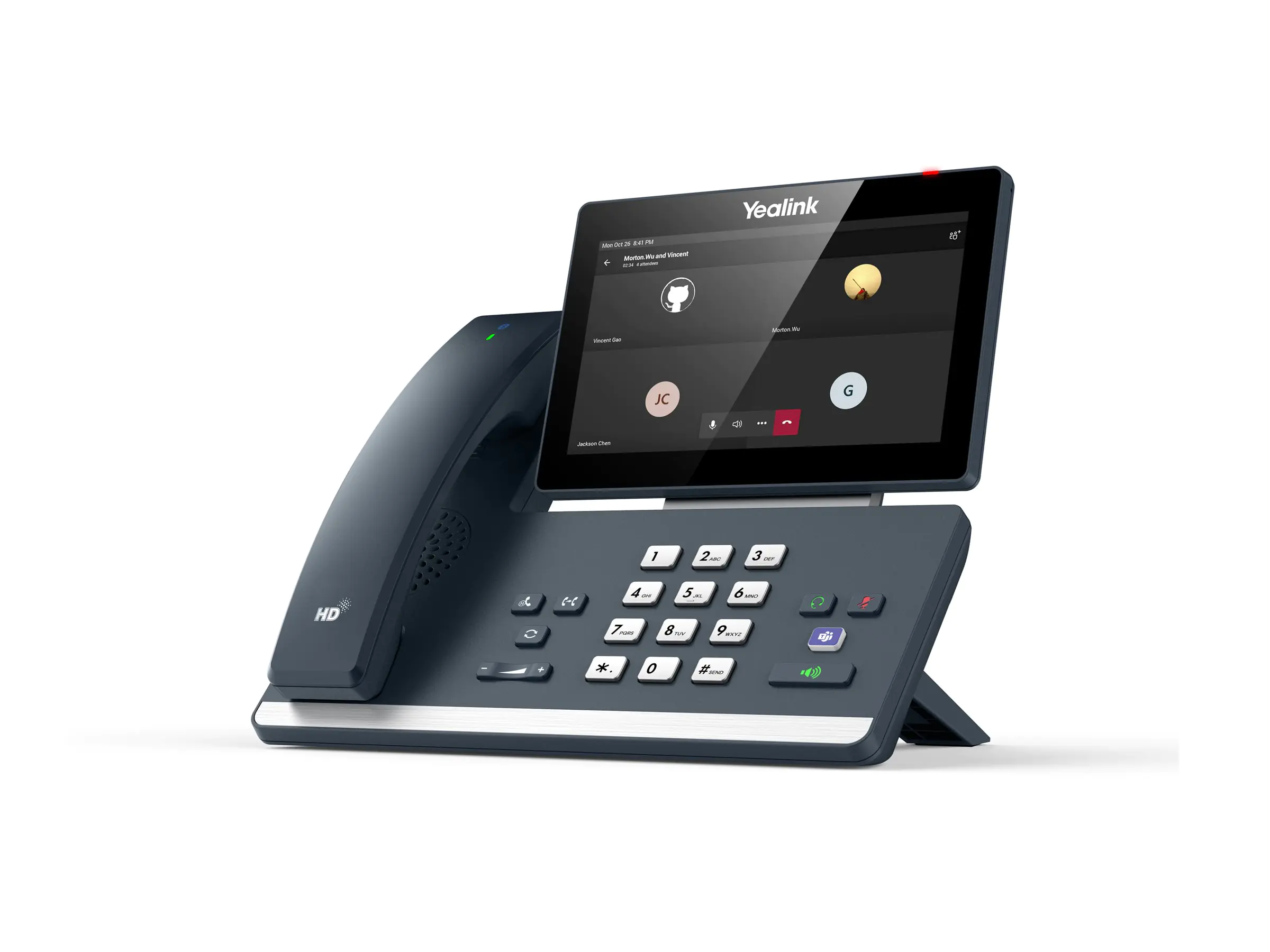 Yealink MP58-WH E2 - VoIP-Telefon - mit Bluetooth-Schnittstelle mit Rufnummernanzeige/Ankl