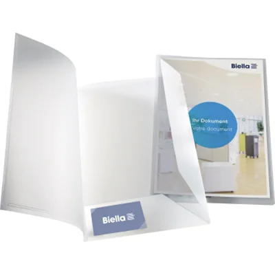 Biella Präsentationsmappe Pearl 5 0186403.03 A4 50Bl. PP farblos